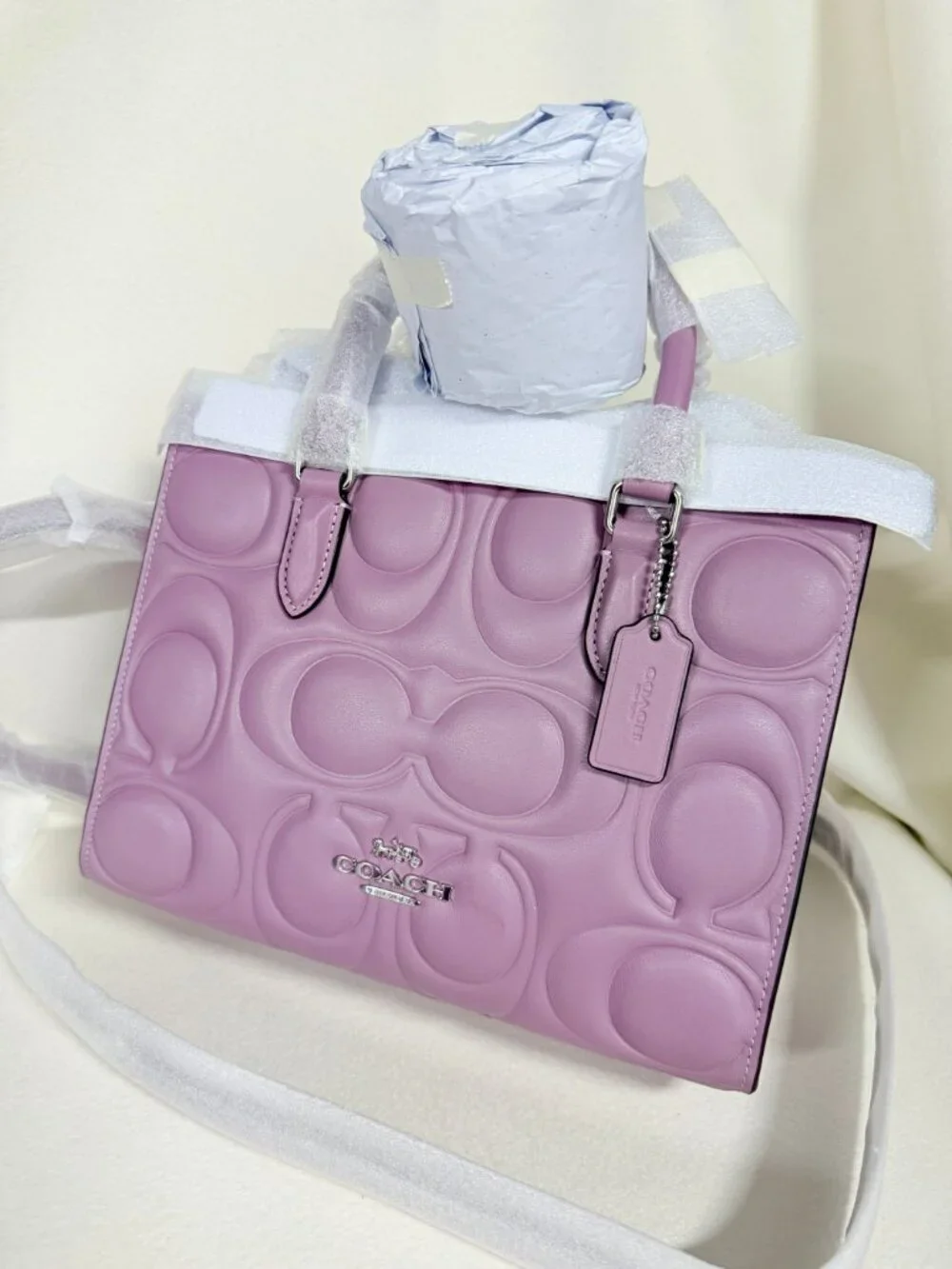 coach Maggie Small Tote Bag In Signature Leather cy670